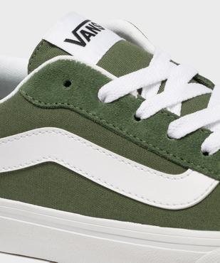 Baskets basses en cuir et textile garçon - Vans vue6 - VANS - GEMO