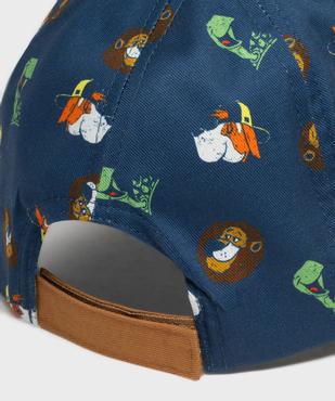 Casquette à motifs animaux garçon vue2 - GEMO 4G GARCON - GEMO