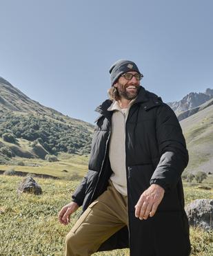 Doudoune longue à col montant et capuche homme vue1 - GEMO 4G HOMME - GEMO