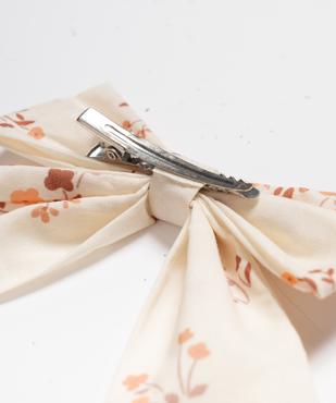 Barrette cheveux avec noeud à motifs fleuris vue2 - GEMO (ACCESS) - GEMO