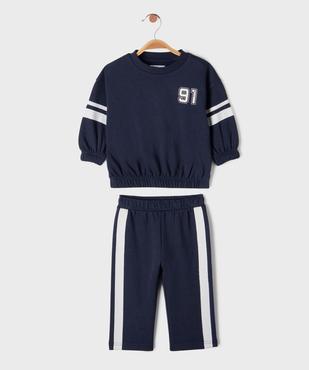 Ensemble 2 pièces sweat + pantalon de jogging bébé garçon vue1 - GEMO 4G BEBE - GEMO
