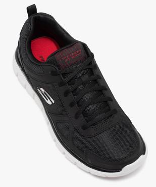Baskets homme running unies à lacets – Skechers vue5 - SKECHERS - GEMO