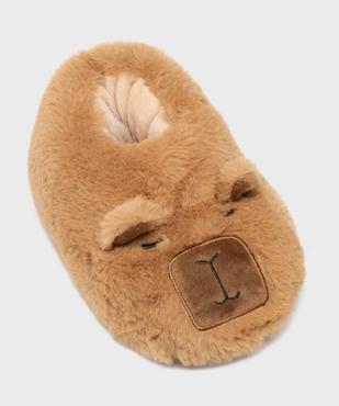 Chaussons en volume tête d'ours fille vue5 - GEMO (ENFANT) - GEMO