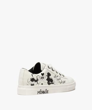 Baskets fille à lacets avec dessin Mickey et Minnie vue5 - MINNIE - GEMO