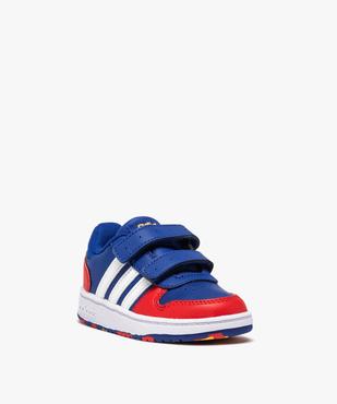 Baskets bébé garçon multicolores – Adidas Hoops 2.0 vue2 - ADIDAS - GEMO