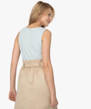 Débardeur femme en coton bio Gemo x Surfrider vue3 - SURFRIDER DTR - GEMO