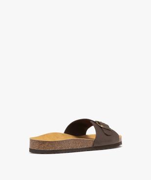 Sandales mules confort 1 bride en cuir homme vue4 - G'FLEX GEMO FOR GOOD - GEMO