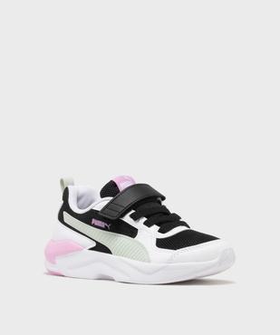 Baskets basses à lacets élastiques et scratch X-Ray 7 LT fille - Puma vue2 - PUMA - GEMO