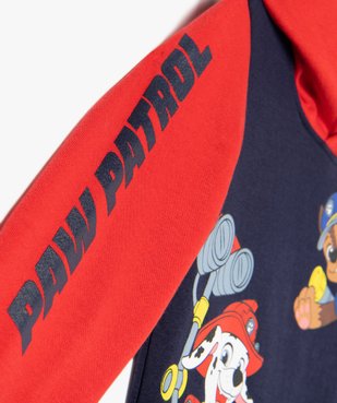 Sweat à capuche bicolore garçon avec motifs - Pat Patrouille vue3 - PAT PATROUILLE - GEMO