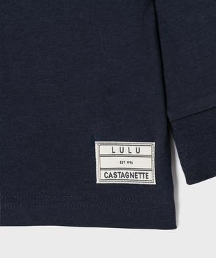 Polo rayé en coton garçon - LuluCastagnette vue3 - LULU CASTAGNETTE G4G D - GEMO