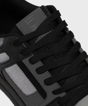 Baskets basses à lacets style skateshoes homme vue6 - 5 MILES - GEMO