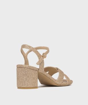 Sandales à talon pailletées femme - Valentina Baldano vue4 - VALENTINA BALDA - GEMO