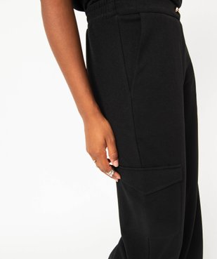 Pantalon cargo large en maille fluide femme vue2 - GEMO(FEMME PAP) - GEMO