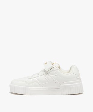 Baskets fille unies à semelle épaisse et à scratch - Ellesse vue3 - ELLESSE - GEMO