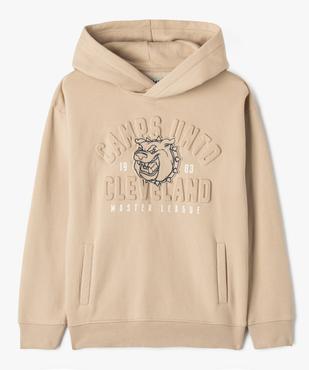 Sweat à capuche avec inscription en relief garçon - Camps United vue1 - CAMPS GEMO FOR GOOD - GEMO