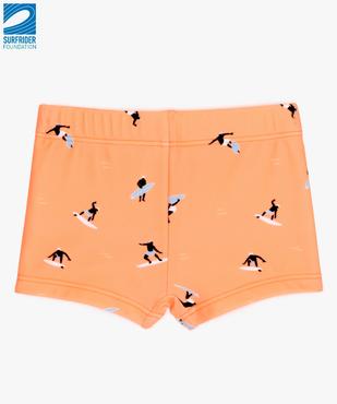 Maillot de bain bébé garçon motifs surfeurs en polyester recyclé - Gémo x Surfrider vue1 - SURFRIDER DTR - GEMO