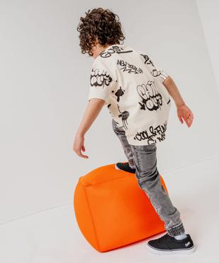 T-shirt imprimé à manches courtes garçon vue5 - GEMO (ENFANT) - GEMO