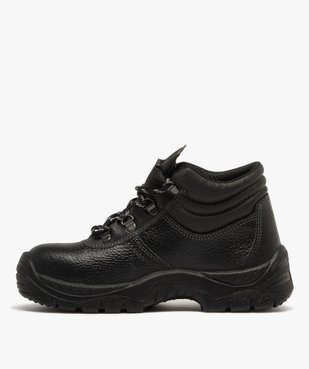 Chaussures de sécurité homme mid-cut dessus en cuir grainé  vue3 - GEMO (EQUIPT) - GEMO