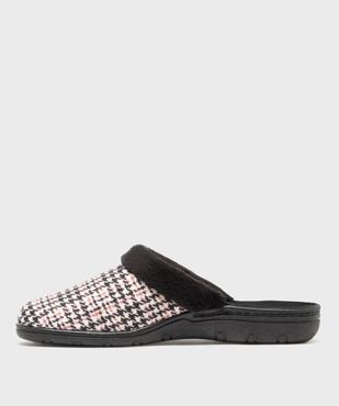 Chaussons mules dessus velours et fourrure imitation femme vue3 - G'FLEX GEMO FOR GOOD - GEMO