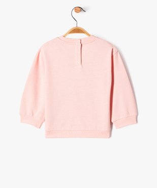 Sweat à motifs intérieur molletonné bébé fille vue3 - GEMO(BEBE DEBT) - GEMO