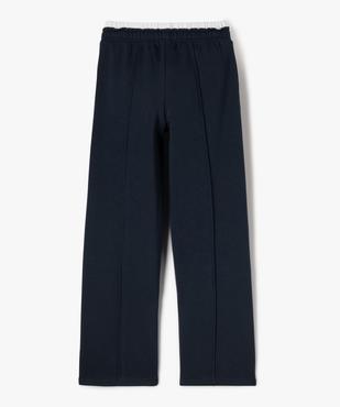 Pantalon de jogging coupe large fille vue3 - GEMO (JUNIOR) - GEMO