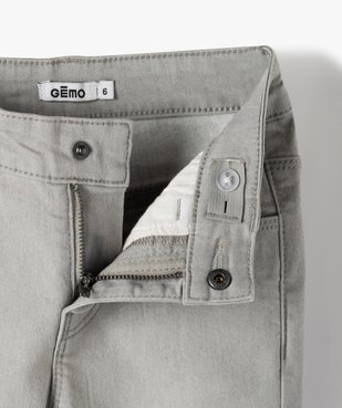Jean fille coupe Skinny extensible vue2 - GEMO 4G FILLE - GEMO