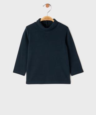 Tee-shirt manches longues à col roulé en matière chaude bébé garçon vue1 - GEMO 4G BEBE - GEMO