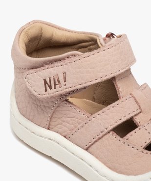 Sandales premiers pas bébé fille en cuir – NA! vue6 - NA! - GEMO