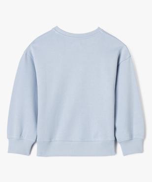 Sweat uni avec intérieur bouclette garçon vue3 - GEMO (ENFANT) - GEMO