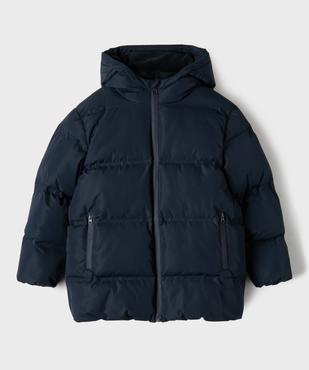 Blouson déperlant doublé polaire à capuche garçon vue2 - GEMO 4G GARCON - GEMO