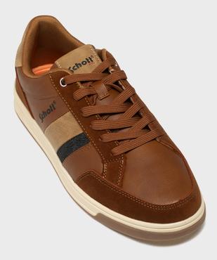 Baskets basses de ville à lacets homme - Schott vue5 - SCHOTT - GEMO