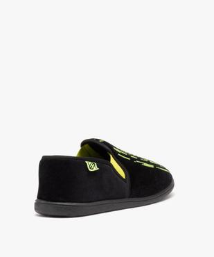 Chaussons en velours imprimé garçon - Freegun vue4 - FREEGUN - GEMO