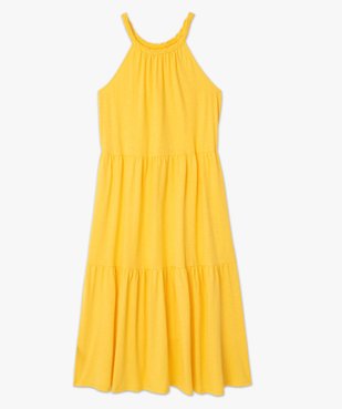 Robe femme longue sans manches avec col tressé vue4 - GEMO(FEMME PAP) - GEMO