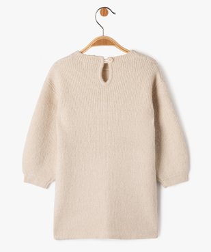 Robe pull en maille douce à relief bébé fille vue4 - GEMO(BEBE DEBT) - GEMO