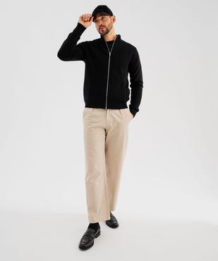 Gilet zippé à col montant homme vue6 - GEMO (HOMME) - GEMO