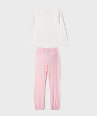 Pyjama en jersey de coton imprimé fantaisie fille - Capyfun vue3 - CAPYFUN - GEMO