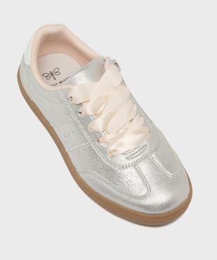 Baskets métallisées avec lacets rubans et zip fille - Lovely Wings   vue5 - LOVELY WINGS - GEMO