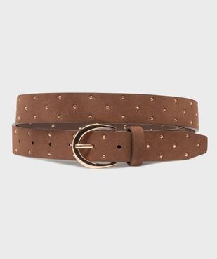 Ceinture à clous dorés femme vue1 - GEMO (ACCESS) - GEMO