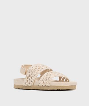 Sandales à scratch et brides crochetées fille - Lovely Wings vue2 - LOVELY WINGS - GEMO