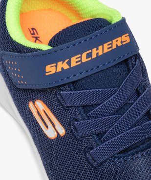 Baskets garçon légères en mesh détails fluo - Skechers vue6 - SKECHERS - GEMO