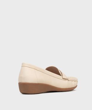 Mocassins confort à talon compensé femme - G'Flex vue4 - G'FLEX - GEMO