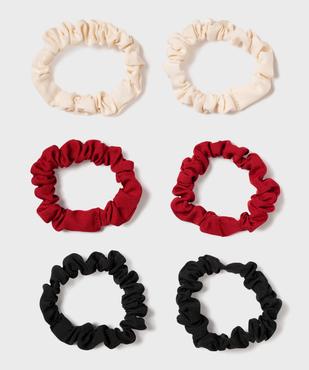 Chouchous pour les cheveux unis (lot de 6) vue1 - GEMO (ACCESS) - GEMO