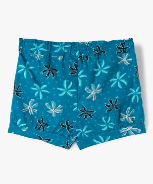 Short bébé fille à motifs fleuris vue3 - GEMO(BEBE DEBT) - GEMO