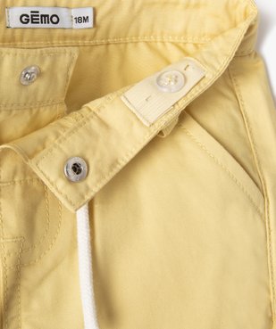 Bermuda bébé garçon en toile de coton vue2 - GEMO(BEBE DEBT) - GEMO