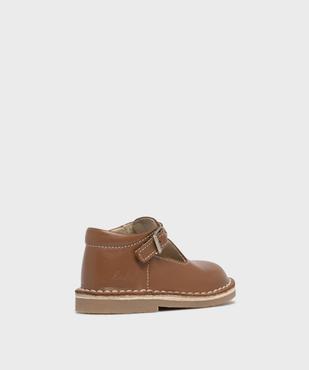Chaussures Salomé en cuir bébé fille - LuluCastagnette vue4 - LULUCASTAGNETTE - GEMO