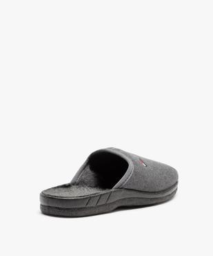 Pantoufles homme mules confort unies dessus jersey vue4 - GEMO(HOMWR HOM) - GEMO