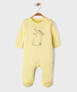 Pyjama dors-bien en coton avec motif sur le buste bébé garçon vue1 - GEMO(BB COUCHE) - GEMO