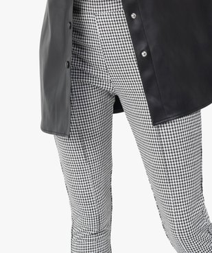 Leggings femme à motif pied de poule vue5 - GEMO(FEMME PAP) - GEMO