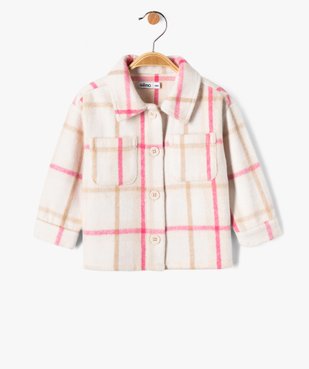 Chemise épaisse à carreaux bébé fille vue1 - GEMO(BEBE DEBT) - GEMO