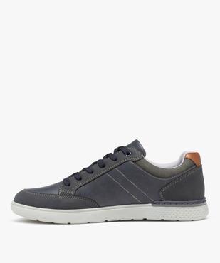 Baskets homme style classique à lacets vue3 - GEMO (CASUAL) - GEMO